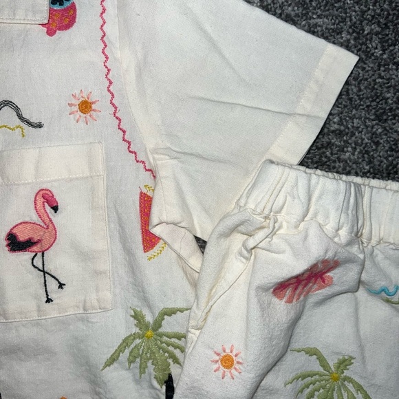 Zara Kids Embroidered Matching Set - Picture 5 of 11
